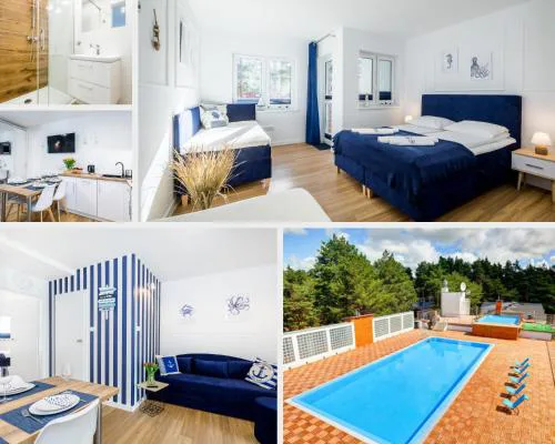 APARTAMENT 19B BLUE MARINE BASEN BRODZIKI PLAC ZABAW the BEST OF PODDĄBIE przy plaż