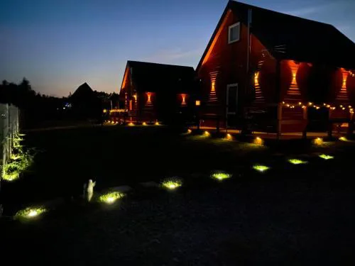 Gawra Nad Jeziorem - całoroczne domki nad jeziorem z balią, jacuzzi i sauną, Kaszuby