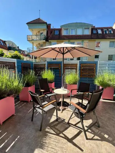 Apartament z siłownią i tarasem