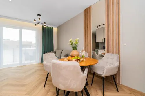 APARTAMENTY MIERZEJA - STEGNA PARK II, Studio 24m2, 500 m od plaży, bezpłatny meleks