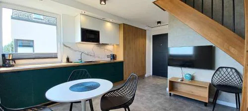 Apartamenty w sam las by KLIF Ustka- apartament dwupoziomy z klimatyzacją ul Poświatowskiej 42