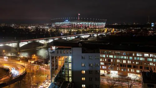 Apartment River front, Great View from 14th floor, next to PGE Narodowy Stadium, Torwar - by WarsawSkyLine Apartments