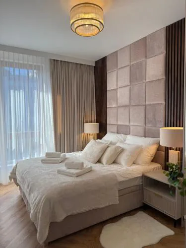 Apartment Royal Wilanów with gym, sauna and private parking space