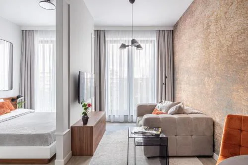 CHRONOS APARTAMENTY Studio z Klimatyzacją na Warszawskiej Woli od Renters Prestige