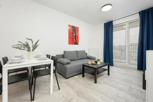 Modern Targowek Apartment by Noclegi Renters