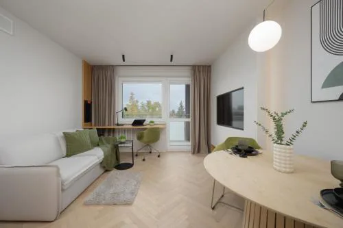 Pileckiego Apartments with Parking & Balcony by Noclegi Renters