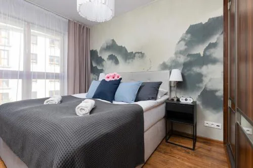 Warsaw Bemowo Apartment with Balcony by Noclegi Renters