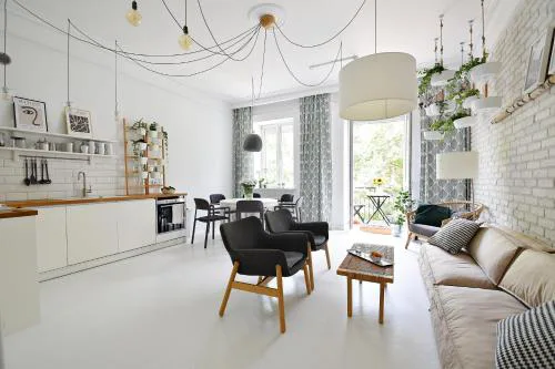White Boho Apartment