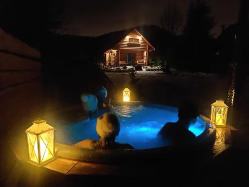 Chata Brenna - prywatne jacuzzi i sauna z widokiem na góry