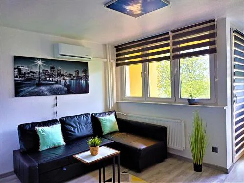Apartament z balkonem Gliwice Mewy, SIKORNIK, klimatyzacja