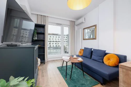 Exclusive Apartment in Katowice with Balcony, Parking, Gym and Sauna by Noclegi Renters