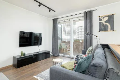 Przytulny i Nowoczesny Apartament z miejscem parkingowym w Katowicach by Noclegi Renters