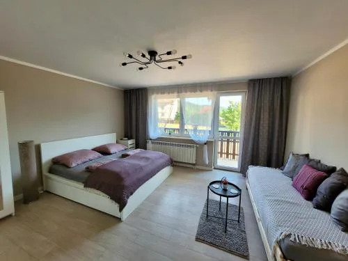 Studio 2-pokojowe z balkonem z widokiem na góry
