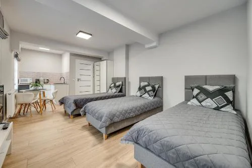 Central Platinum Apartments 18 Studio z aneksem kuchennym i tarasem - 3 łóżka