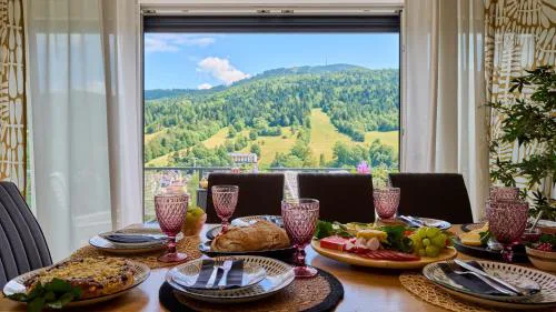 Elegance Szczyrk apartament z widokiem na Skrzyczne