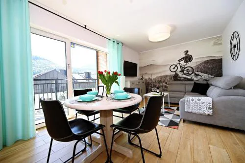 Szczyrk Apartament Miętowy z balkonem - Słoneczna Góra