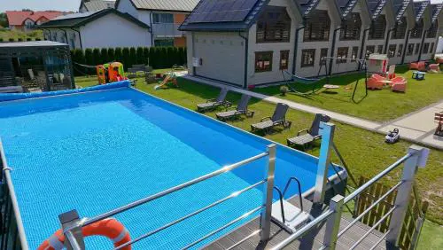 Domki Gala- blisko plaży, basen z podgrzewaną wodą , sauna , parking