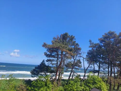 APARTAMENT BALTICHOFF FUN with Sea View, Basen, Spa, Gym, Sauna, Hala sportowa z kortem tenisowym