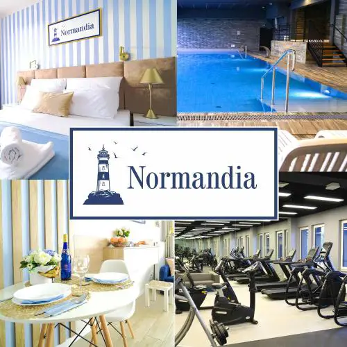 NORMANDIA - Apartament z klimatyzacją basen siłownia parking