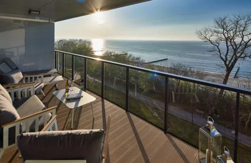 Seaside Apartamenty Kołobrzeg "TARAS NA MORZE" - 2 x większy niż standardowy