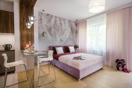 W&K Glam Suite - Studio z balkonem, Faktura VAT, Parking w garażu, Netflix
