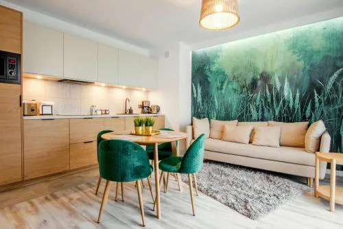 W&K - Green Suite - Faktura VAT, Parking w garażu, Blisko dworca i centrum, Netflix