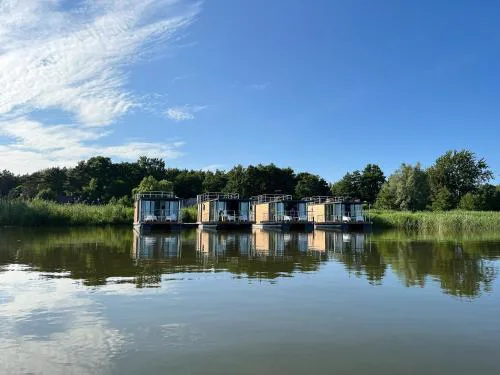 Houseboat in azy near Lake Jamno