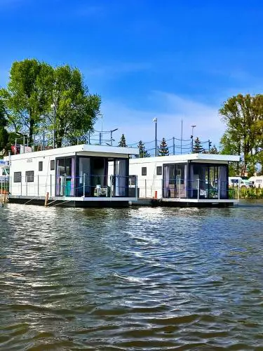 ARKA 2 domki na wodzie w Mielnie 400 metrów do morza, rower wodny, Wifi, Parking