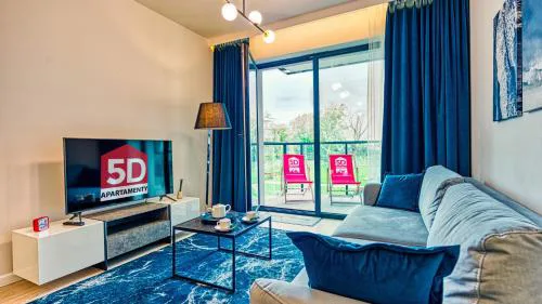 Rezydencja Niechorze 216 z Basenem, Sauną, Jacuzzi, przy samej PLAŻY - 5D Apartments