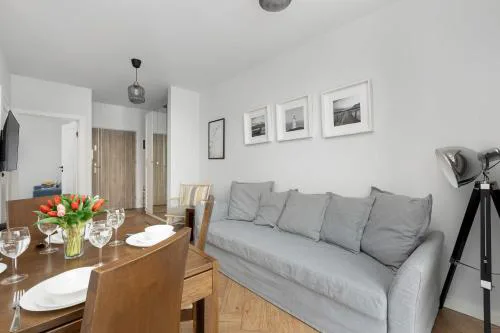 Rewal Cozy Apartment with Parking, Gym, Spa & Pool close to the Beach by Noclegi Renters
