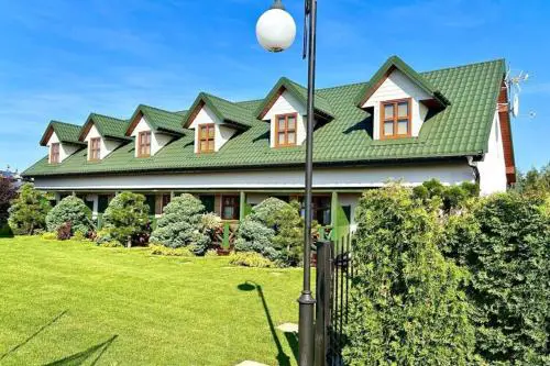 Two-story holiday homes close to the seaside beach