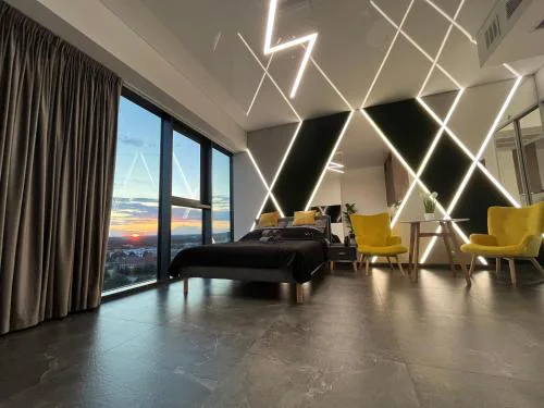 Hanza Tower - SCANDIA Apartment, 16 Floor, Sunset View