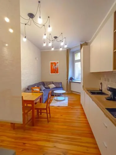 Mazurska Apartments na parterze z wejsciem na kod o dowolnej porze