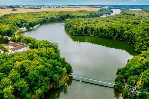 Przystań nad jeziorem Raduń