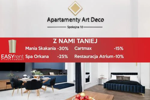 EASY RENT- ART DECO PREMIUM Spokojna 10, Centrum, 24h Check-in
