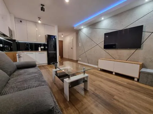 DeLux Nowoczesny Apartament z osobną sypialnią - Klimatyzacja - Parking w cenie - Taras z pięknym widokiem