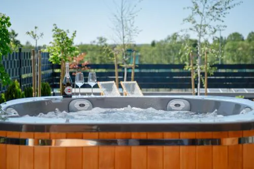 Całoroczny Domek Boho Lubniewice jezioro jacuzzi
