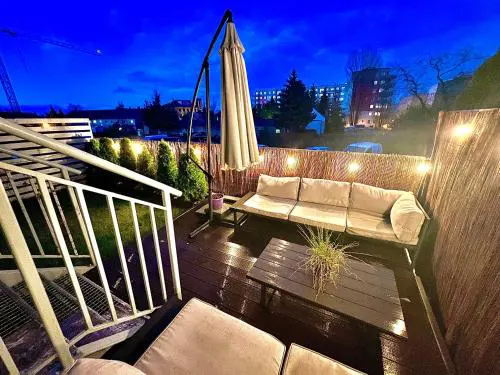 Apartament z ogródkiem, blisko centrum