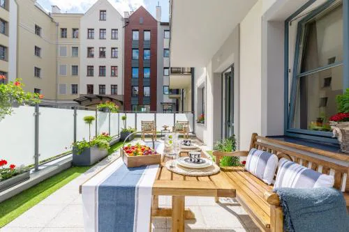 Bea Garden Home - dwie sypialnie i taras