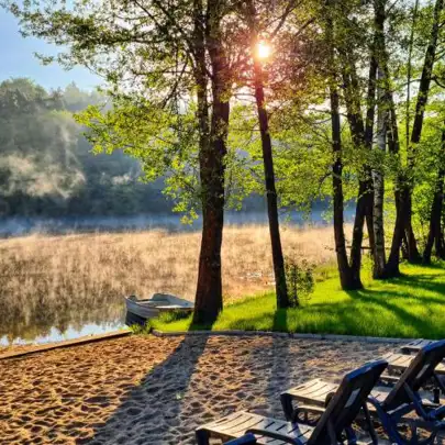 Mazurska Zatoka Resort & Spa - Apartamenty nad jeziorem z prywatną plażą i podgrzewanym basenem zewnętrznym, Mazury w rytmie SLOW