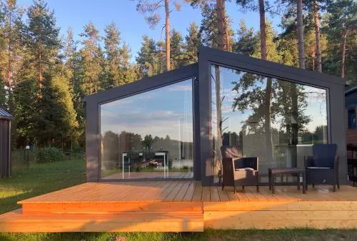 Mazury Resort - nowoczesna stodoła 15 m od jeziora,prywatna plaża ,wifi