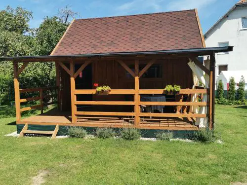 Drewniane domki w Wilkasach