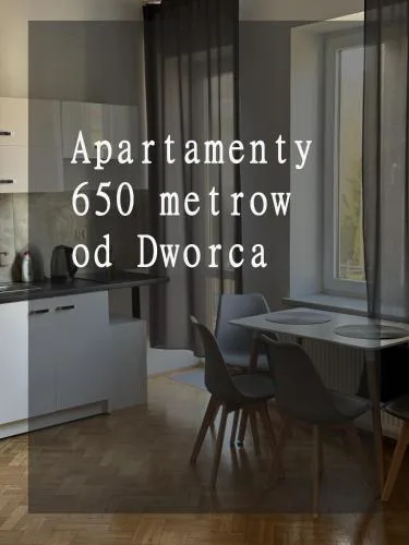 Apartamenty 650 metrów od Dworca