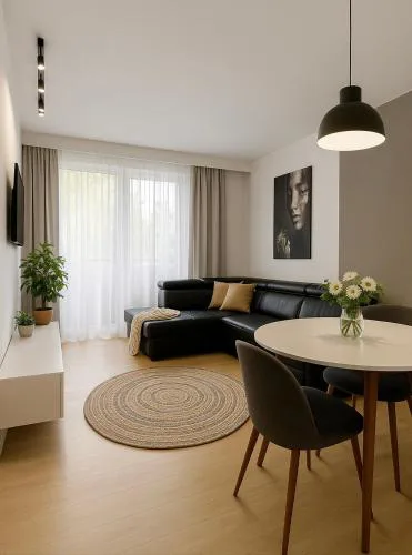 M&S Lux Apartments - cisza, balkon, 5 min od Manufaktury