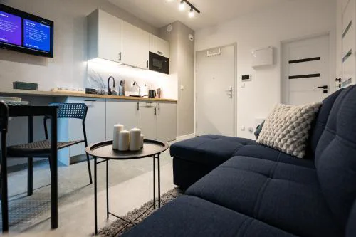 Work and Rest Apartment by Fengshui4u, przy Piotrkowskiej, cowroking, siłownia, nowy budynek