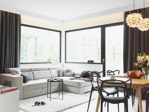 Apartament Nadmorski z ogródkiem i sauną