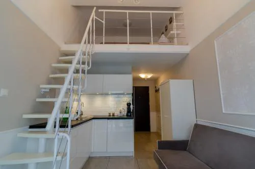 HolidayHomePL SLAVIA NEW S7 z antresolą i balkonem przy plaży
