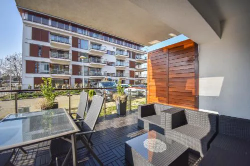 Apartamenty Na Wyspie - Baltic Park - Apartamenty z sypialnią i parkingiem - ul Uzdrowiskowa 24-34