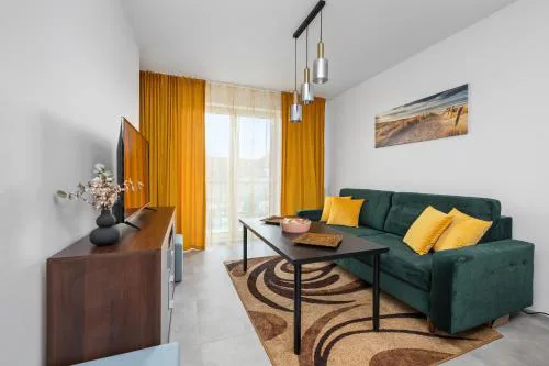 Unique Apartment KAMPAT with Balcony for 4 Guests by Noclegi Renters