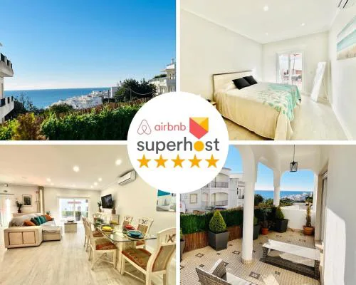 BrisaMarVilas Sea view, 5 min Walk to Town & Beach
